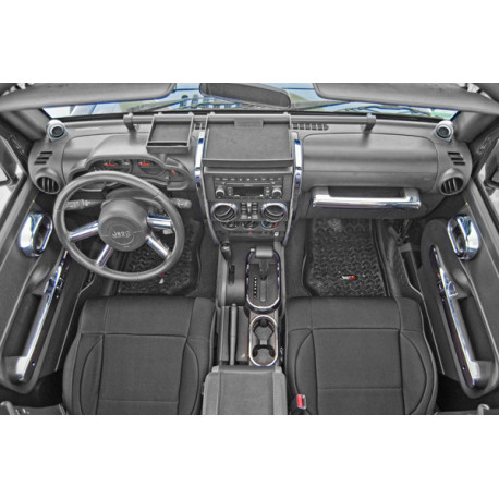 enjoliveur interieur Kit Chrome 07-10 Wrangler JK