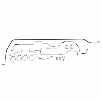 tube de frein complet kit, 42-45 Jeep Willys MB
