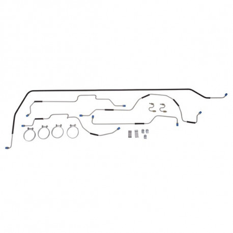 tube de frein complet kit, 42-45 Jeep Willys MB