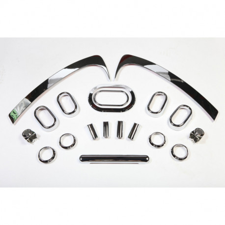 enjoliveur interieur Kit Chrome 07-10 Wrangler JK