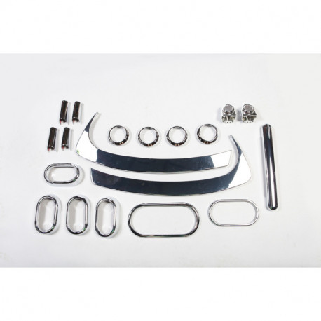 enjoliveur interieur Kit Chrome 07-10 Wrangler JK