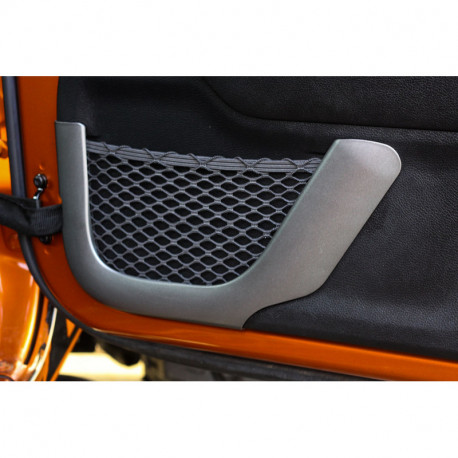 enjoliveur de porte avant gris, 11-17 Wrangler