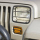 grille de protection avant noire KIT, 87-95 Jeep Wrangler YJ