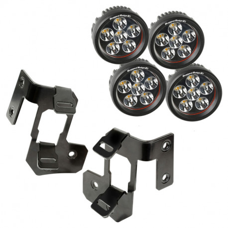 support et led, Rd LED, 07-17 JEEP JK