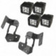 support et led, Text Blk, Sq LED, 07-17 JK