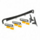 rampe a led et support Kit, Amber, 07-17 Jeep JK