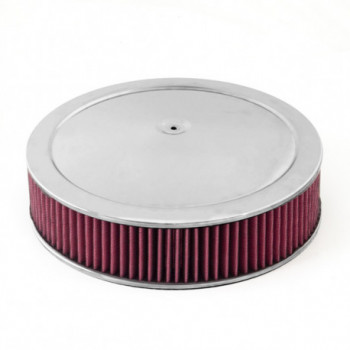 filtre a air lavable pour carbu 4 corps, diamètre 14" 356mm