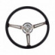 volant de direction Vinyl NOIR, 76-95 Jeep CJ & Wrangler YJ