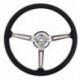 volant de direction cuir noir, 76-95 Jeep CJ & Wrangler