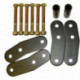 jumelle ressort suspension renforcée arriere +1" kit, 87-95 Jeep Wrangler YJ