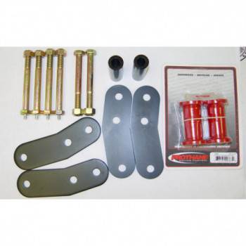 jumelle ressort suspension renforcée arriere +1" kit, 87-95 Jeep Wrangler YJ