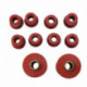 silentbloc de lame arriere kit rouge, 76-86 CJ Models