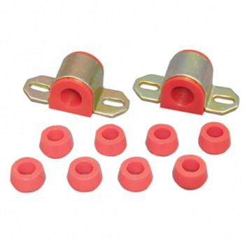 silentbloc barre stabilisatrice polyurethane rouge 22mm KIT, 76-86 Jeep CJ5 CJ7 CJ8