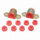 silentbloc barre stabilisatrice polyurethane rouge 22mm KIT, 76-86 Jeep CJ5 CJ7 CJ8