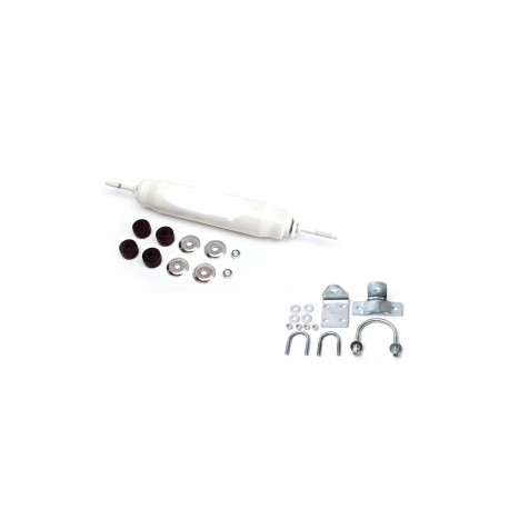 amortisseur de direction renforcé + kit montage, 55-86 Jeep CJ5 CJ6 CJ7 CJ8