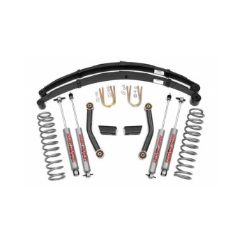 kit rehausse suspension a/amortisseurs +7.5cm, 84-01 Jeep Cherokee XJ