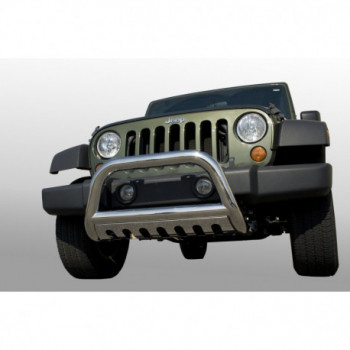 protection avant 75mm INOX, 07-09 Jeep Wrangler JK