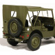 capote été toile kaki, 41-67 Jeep Willys MB - Hotchkiss M201 & Ford GPW