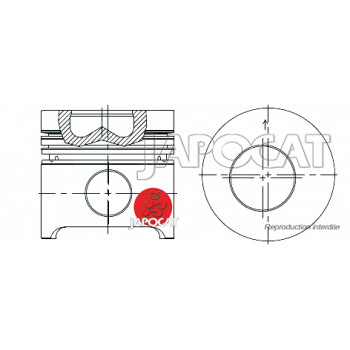 PISTONS (Le jeu) 3.4TD TOYOTA BJ LANDCRUISER 1985-1990