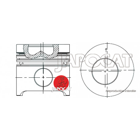 PISTONS (Le jeu) 3.4TD TOYOTA BJ LANDCRUISER 1985-1990