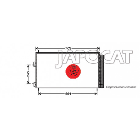CONDENSEUR de Climatisation