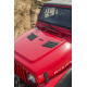 grille de ventilation de capot performance, 97-18 Jeep Wrangler TJ & JK