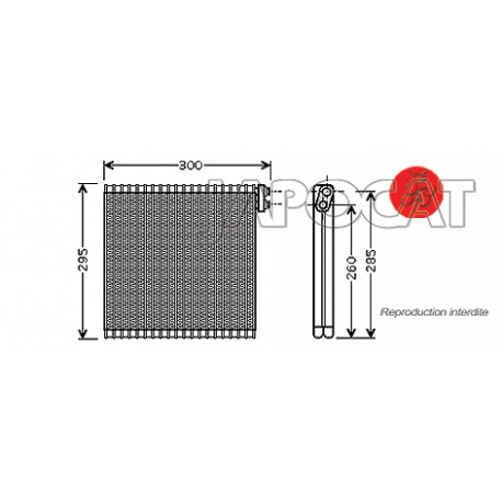 EVAPORATEUR de Climatisation