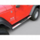 marche pied ovale INOX (paire), 07-18 Jeep Wrangler JK (2 portes)