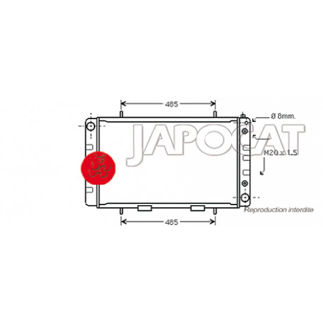 RADIATEUR de Refroidissement