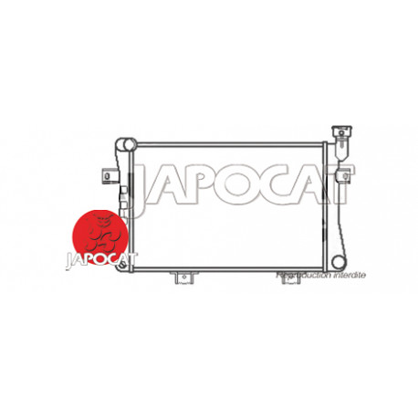 RADIATEUR de Refroidissement 1.7L LADA NIVA 2000-2010