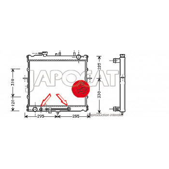 RADIATEUR de Refroidissement KIA SPORTAGE