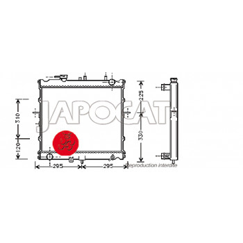 RADIATEUR de Refroidissement KIA SPORTAGE