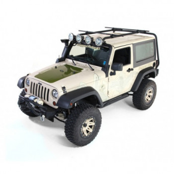 galerie de toit SHERPA, 07-18 Jeep Wrangler JK 2 portes (sans traverses)