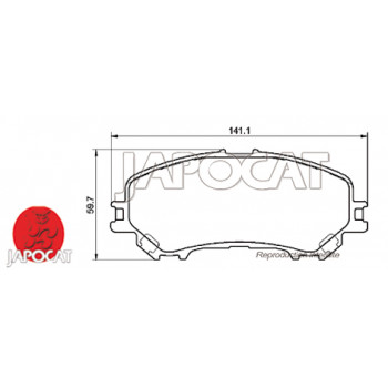 PLAQUETTES de FREIN Avant NISSAN QASHQAI & X-TRAIL