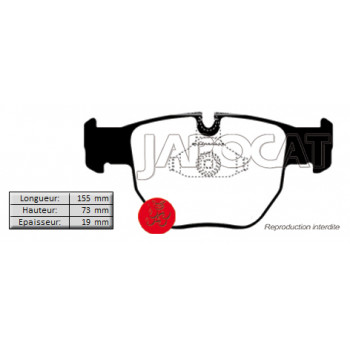 PLAQUETTES de FREIN Avant EBC Greenstuff 02-12 RANGE ROVER L322