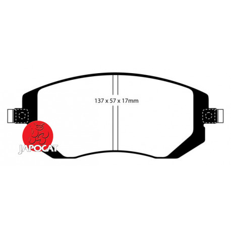 PLAQUETTES de FREIN Avant EBC Ultimax SUBARU XV