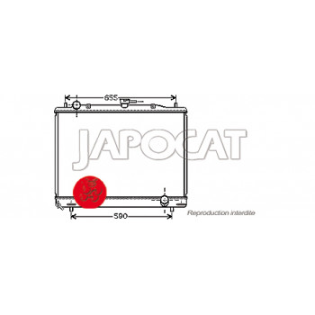 RADIATEUR de Refroidissement 3.5L V6 MITSUBISHI PAJERO 1994-1999