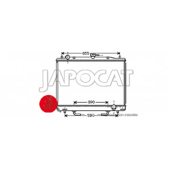 RADIATEUR de Refroidissement 3.5L V6 91-99 MITSUBISHI PAJERO