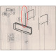 joint guide glace avant, 82-95 Jeep CJ7 CJ8 & Wrangler YJ