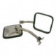 retroviseur inox kit CJ style, 87-95 YJ