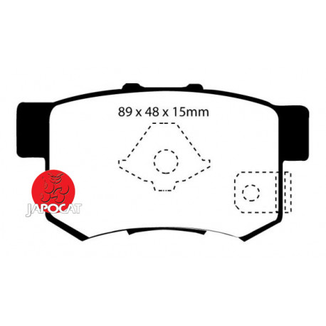 PLAQUETTES de FREIN Arrière EBC Ultimax HONDA CRV 01-06