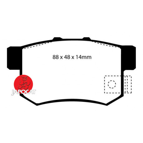 PLAQUETTES de FREIN Arrière EBC Ultimax HONDA CRV 01-06