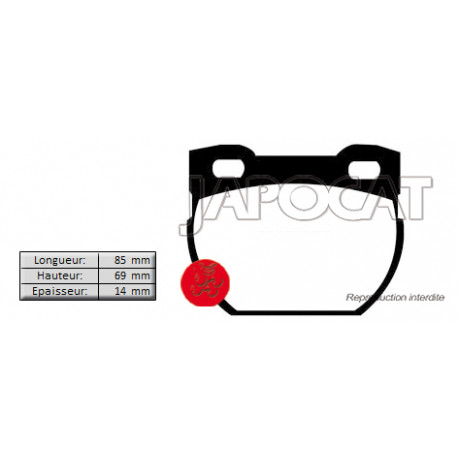 PLAQUETTES de FREIN Arrière LAND ROVER DEFENDER 90-16 [Equipementier Origine]