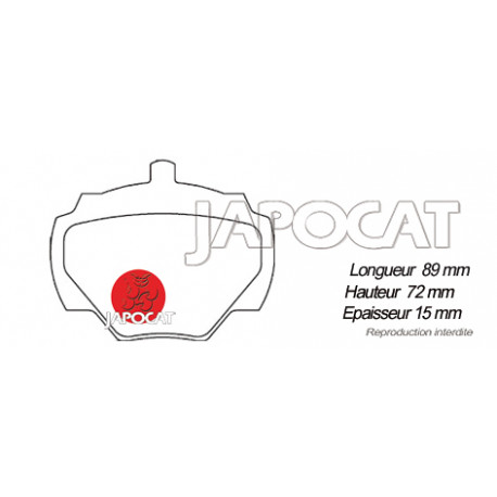 PLAQUETTES FREIN Arrière DEFENDER - DISCOVERY & RANGE CLASSIC [Equipementier]