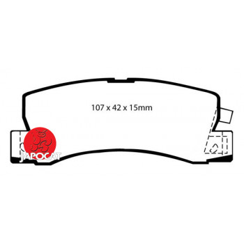 PLAQUETTES de FREIN Arrière LEXUS RX300 00-03 EBC Ultimax