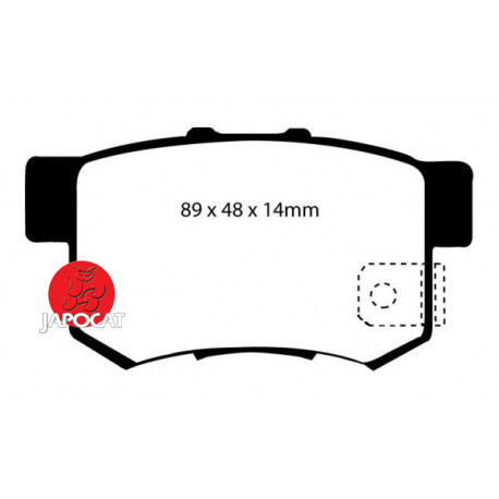 PLAQUETTES de FREIN Arrière SUZUKI SX4 EBC Ultimax