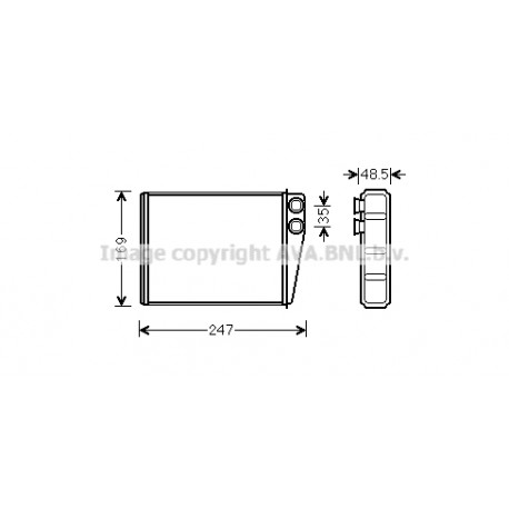 RADIATEUR de Chauffage MERCEDES ML W164