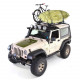 galerie de toit SHERPA, 07-18 Jeep Wrangler JK 2 portes (sans traverses)