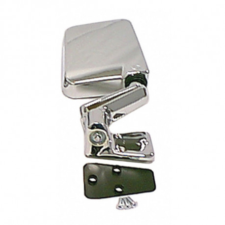 retroviseur chrome droit, 87-02 Jeep Wrangler YJ TJ