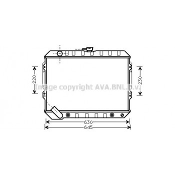 RADIATEUR de Refroidissement 3.0L V6 MITSUBISHI PAJERO 1990-1994